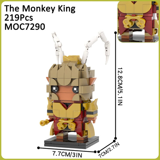 The Monkey King Figurine - 219 Pieces