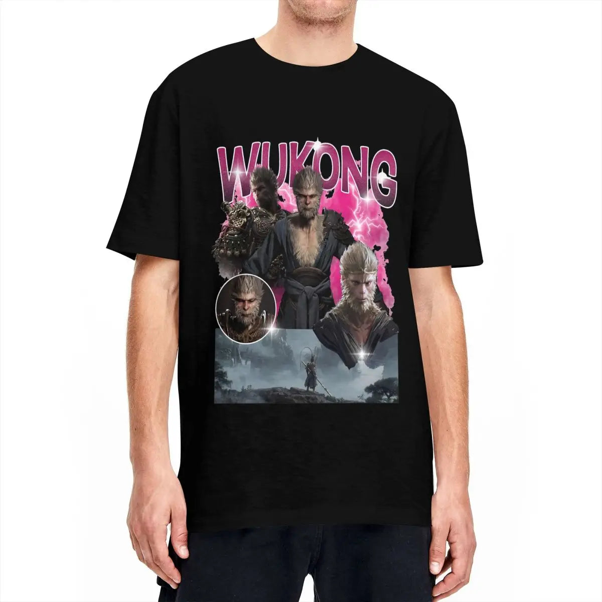 Sun Wukong Adventure Burgundy - Black Myth : Wukong T-Shirt