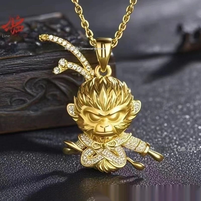 Baby Wukong Attack Diamond Necklace – Black Myth. : Wukong