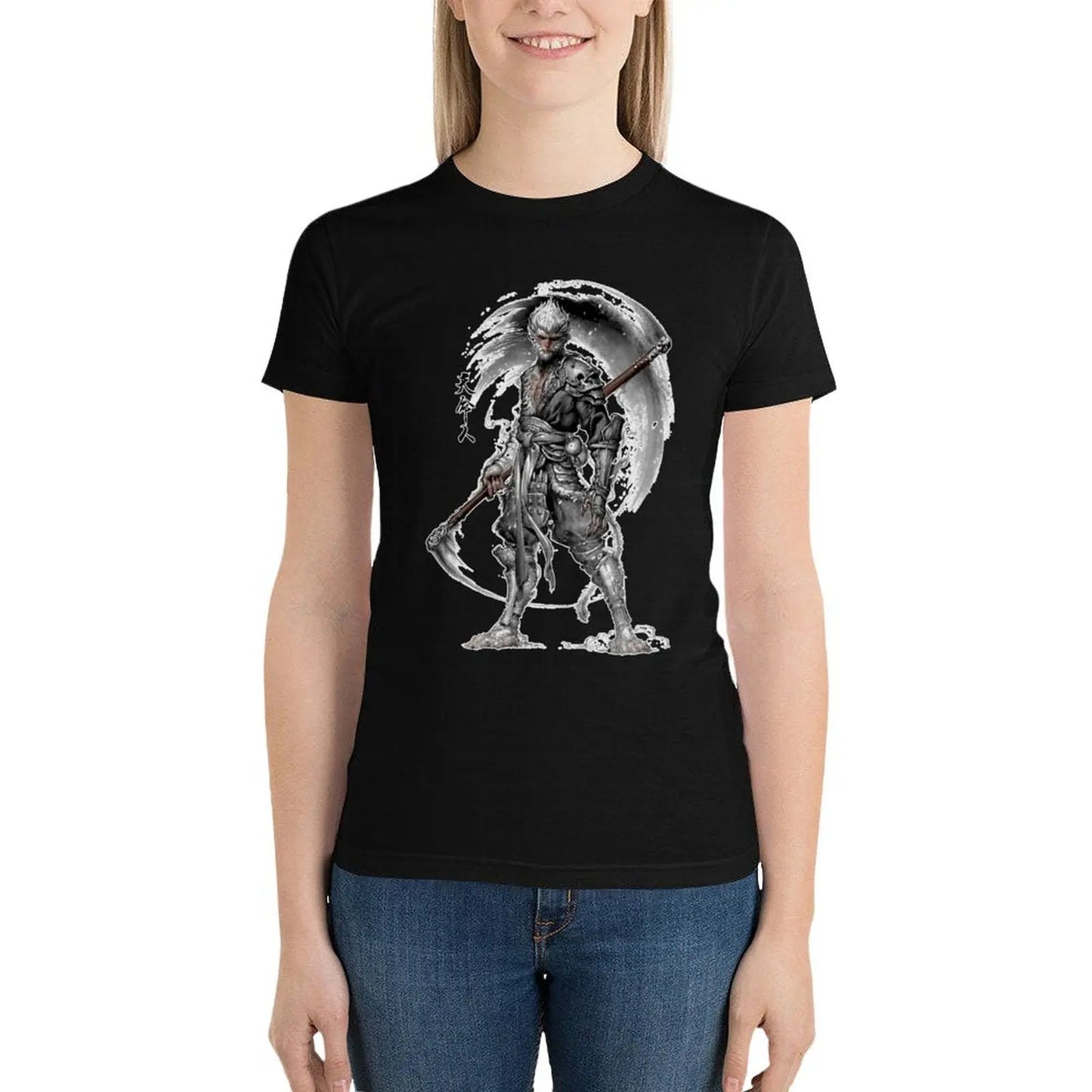 Black Myth: Wukong Women's Pink T-Shirt - Embrace the Legend