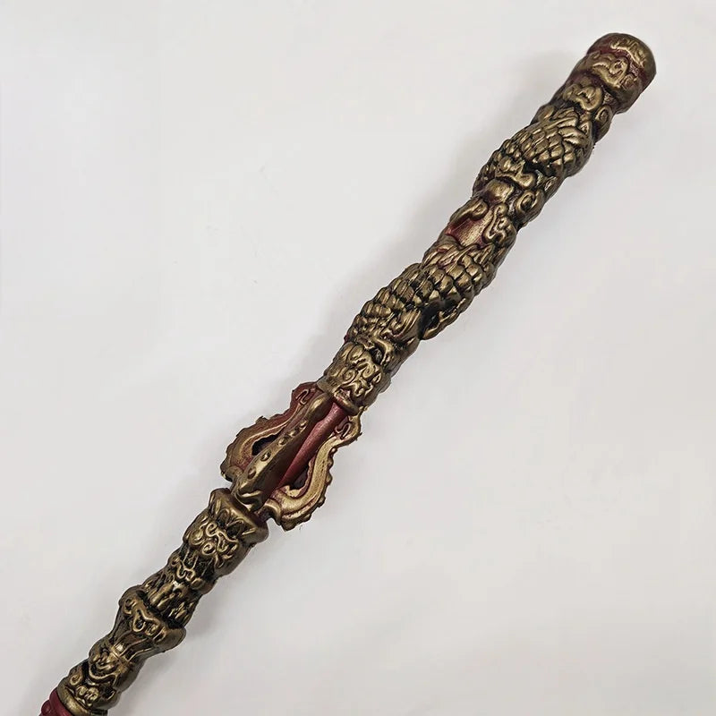 Black Myth Wukong Jingubang 70" Red Bronze Staff Replica – Sun Wukong Weapon