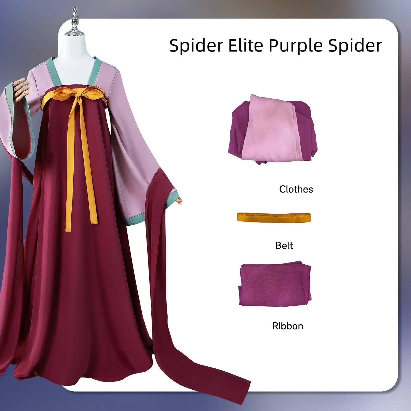 Spider Elite Purple Spider Cosplay Costume Black Myth Wukong