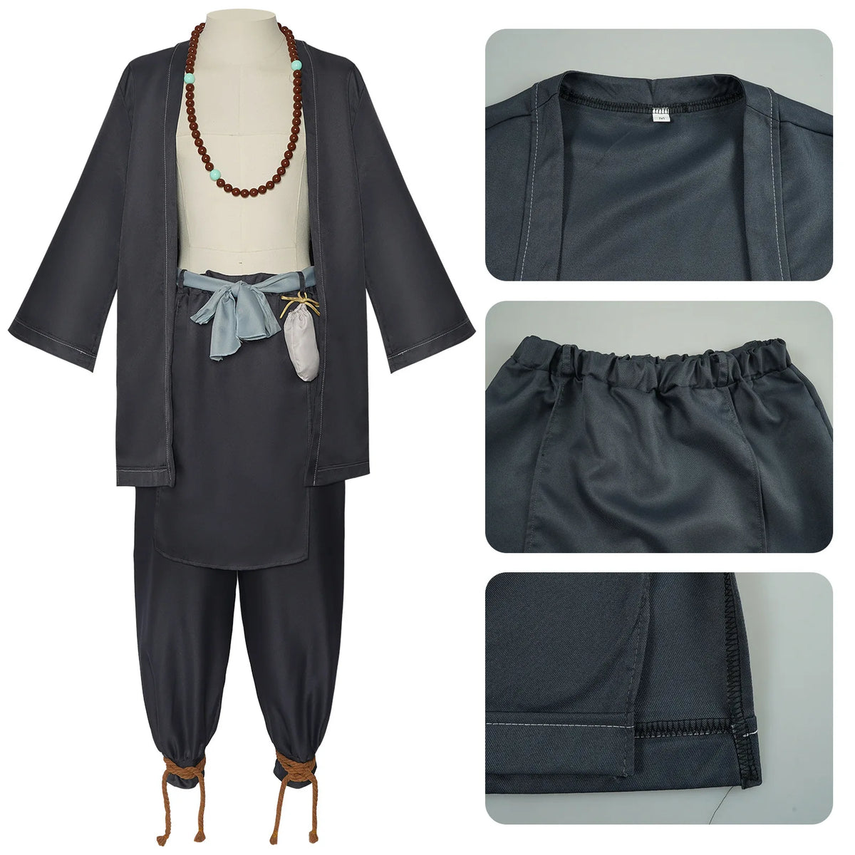 Black Myth Wukong Maitreya Buddha Cosplay Costume Set