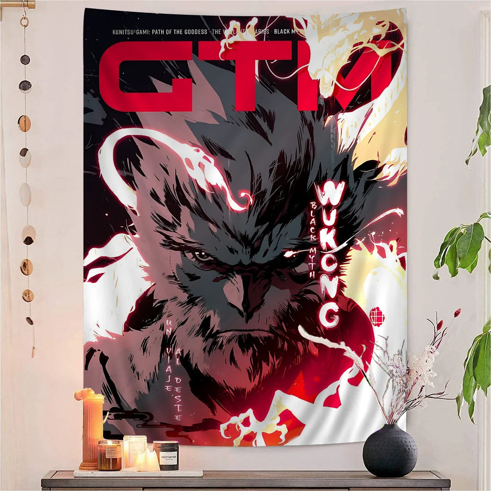 Black Myth: Wukong Graphic Monkey King Tapestry
