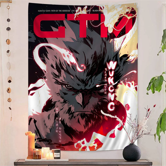 Black Myth: Wukong Graphic Monkey King Tapestry