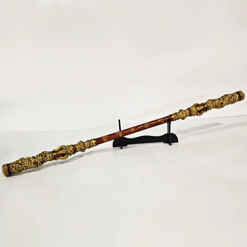 Black Myth Wukong Jingubang 70" Red Bronze Staff Replica – Sun Wukong Weapon