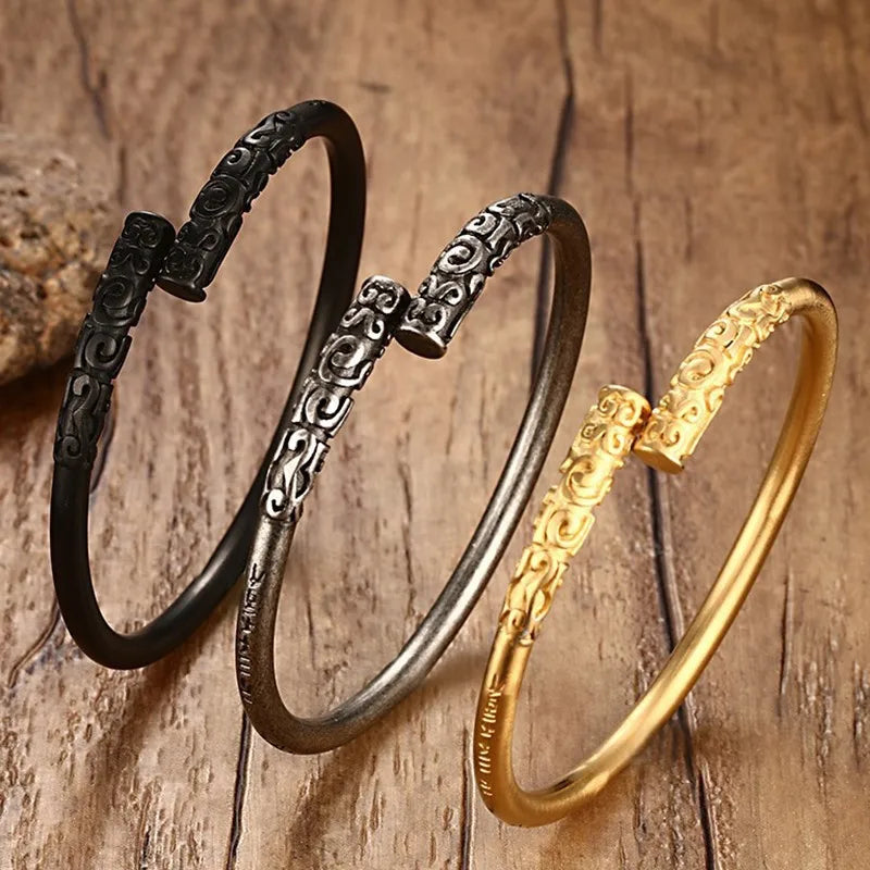 Mystical Elegance : Multi-Tone Black Bracelets - Black Myth Wukong