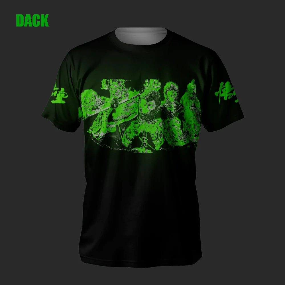 Black Myth: Wukong Warrior Glow T-Shirt - Adult & Kids