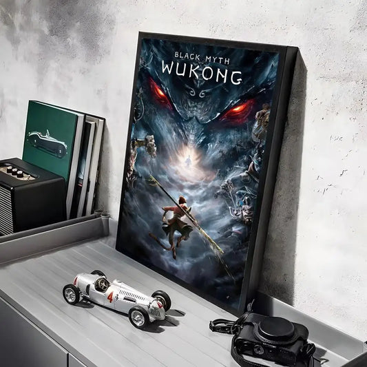 Black Myth Wukong Storm Portal Battle Poster