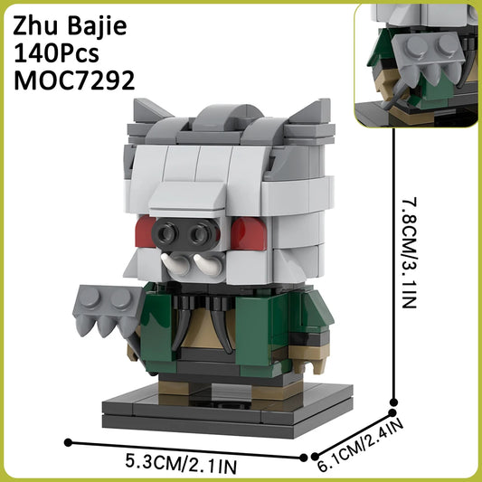 Zhu Bajie Figurine - 140 Pieces