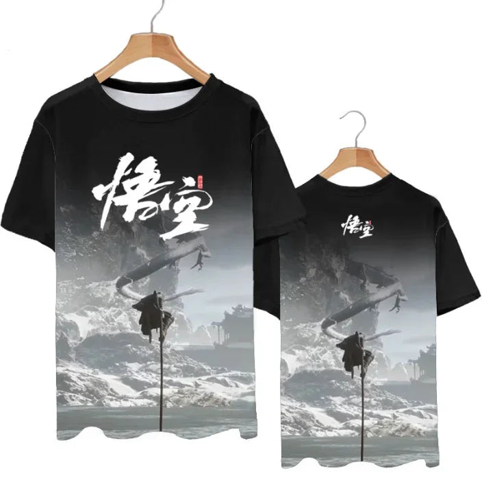 Black Myth: Wukong Black T-shirt – The Hero’s Strength