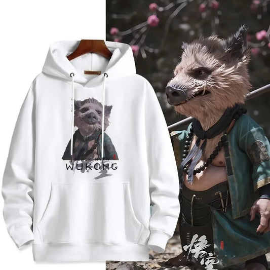 Black Myth: Wukong Zhu Bajie White Hoodie