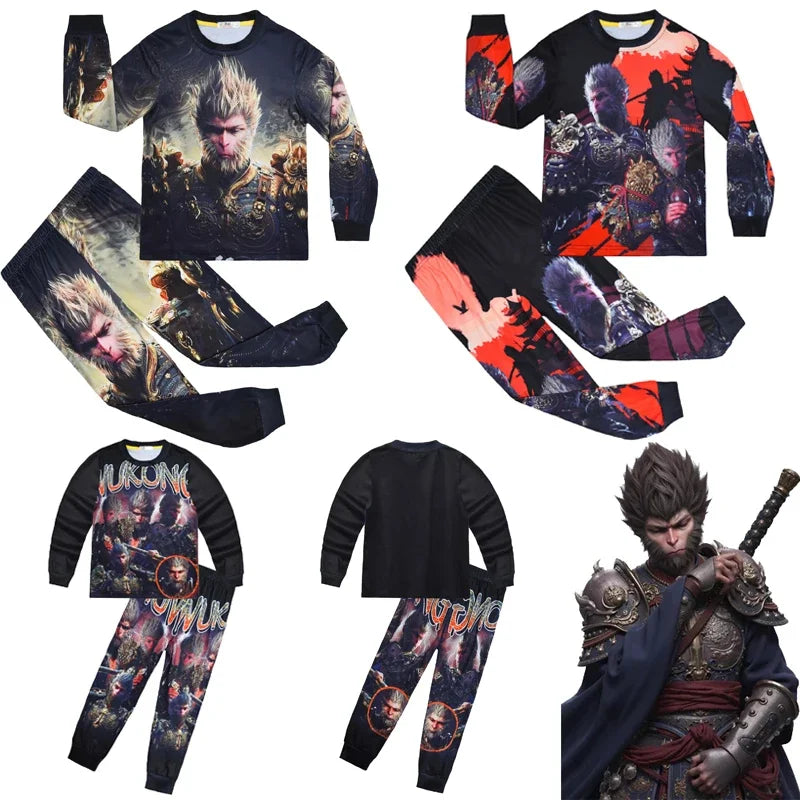 Sun Wukong - Black Myth Wukong Kids Pajamas