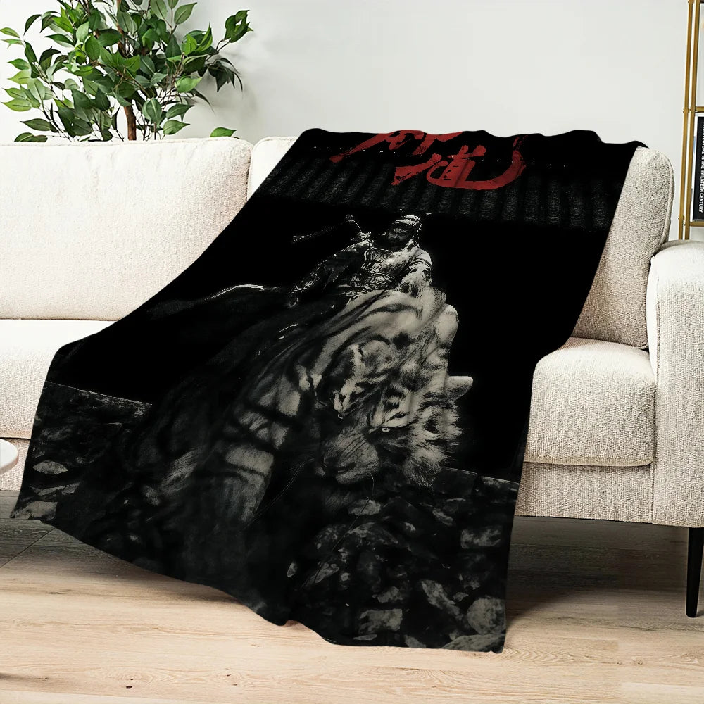 Black Myth Zhong Kui Blanket – Legendary Demon Vanquisher