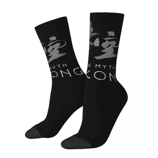 Chaussettes Calligraphie Noires - Black Myth : Wukong