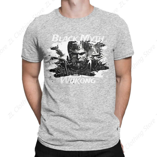 Black Myth: Wukong - The Warrior's Wrath Gray T-Shirt