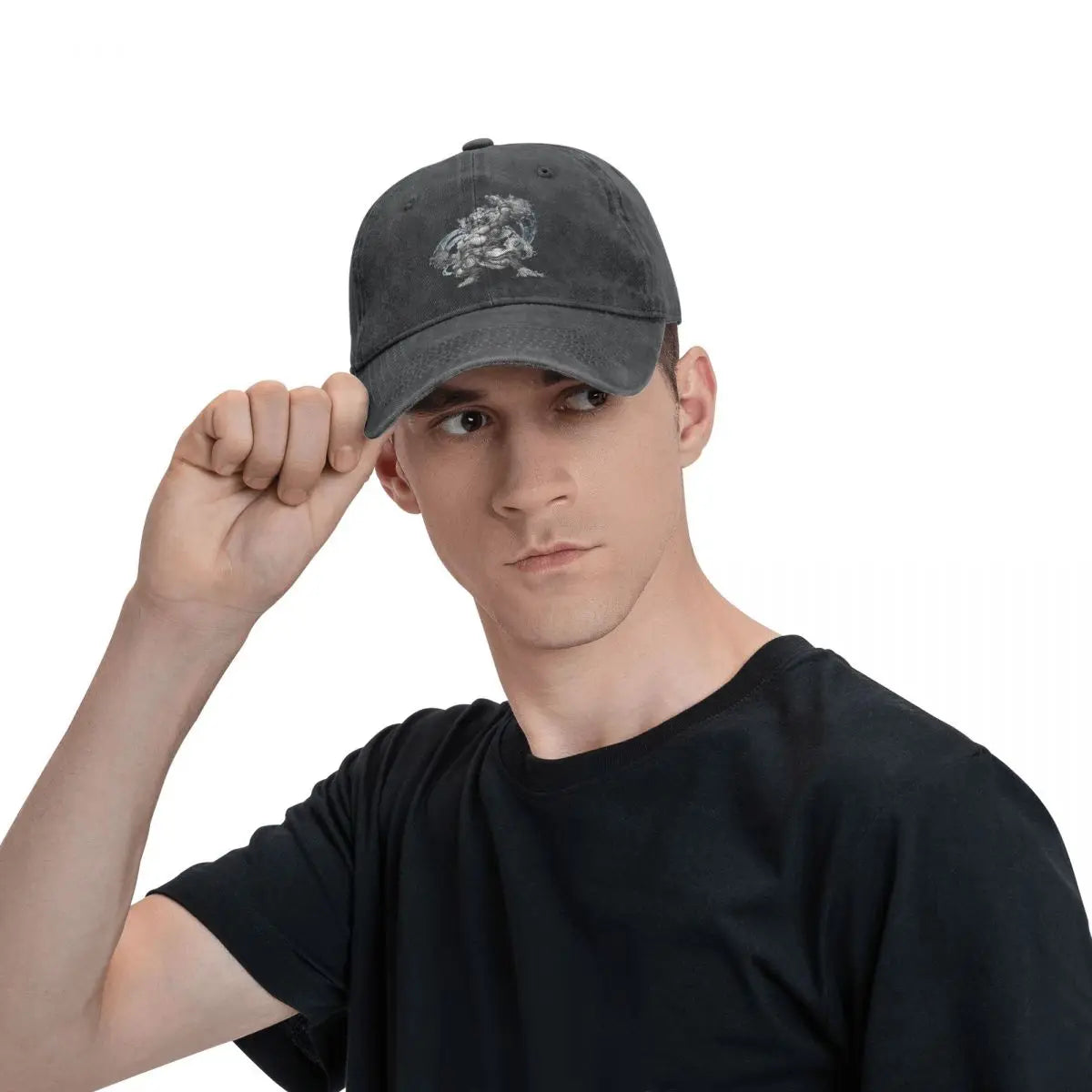 Vintage Dark Gray Cap - Black Myth : Wukong