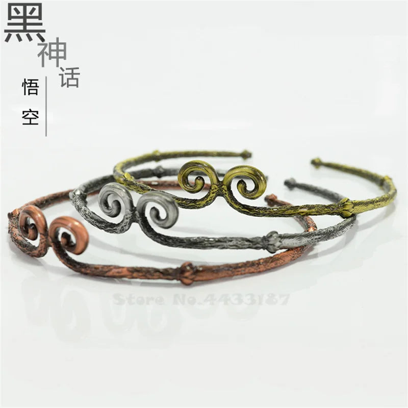 Black Myth Wukong Sun Wukong Bronze Constricting Headband Cosplay Prop