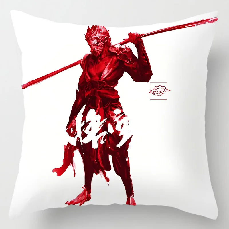 Red Sun Wukong Design - Black Myth : Wukong Pillowcase