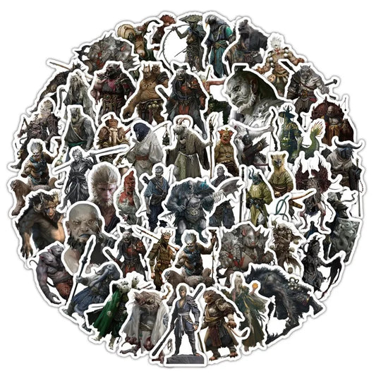 50 pcs Epic Characters Epic Character - Black Myth : Wukong Sticker Pack