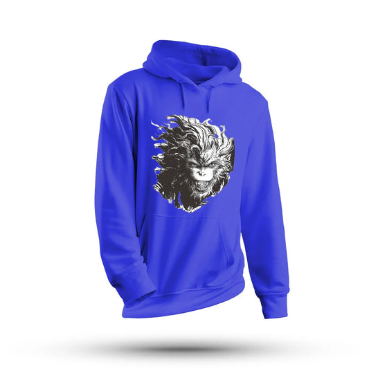 Fierce Wukong Blue Hoodie - Black Myth: Wukong