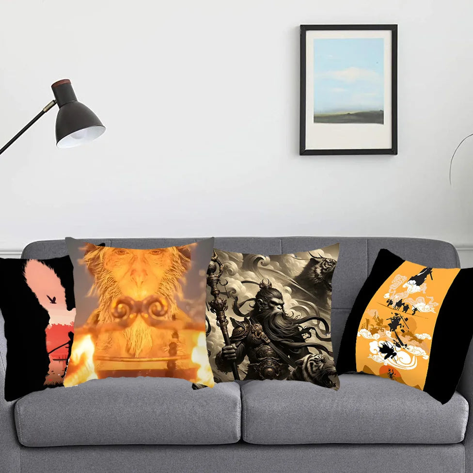 Intense Sun Wukong - Black Myth : Wukong Pillowcase