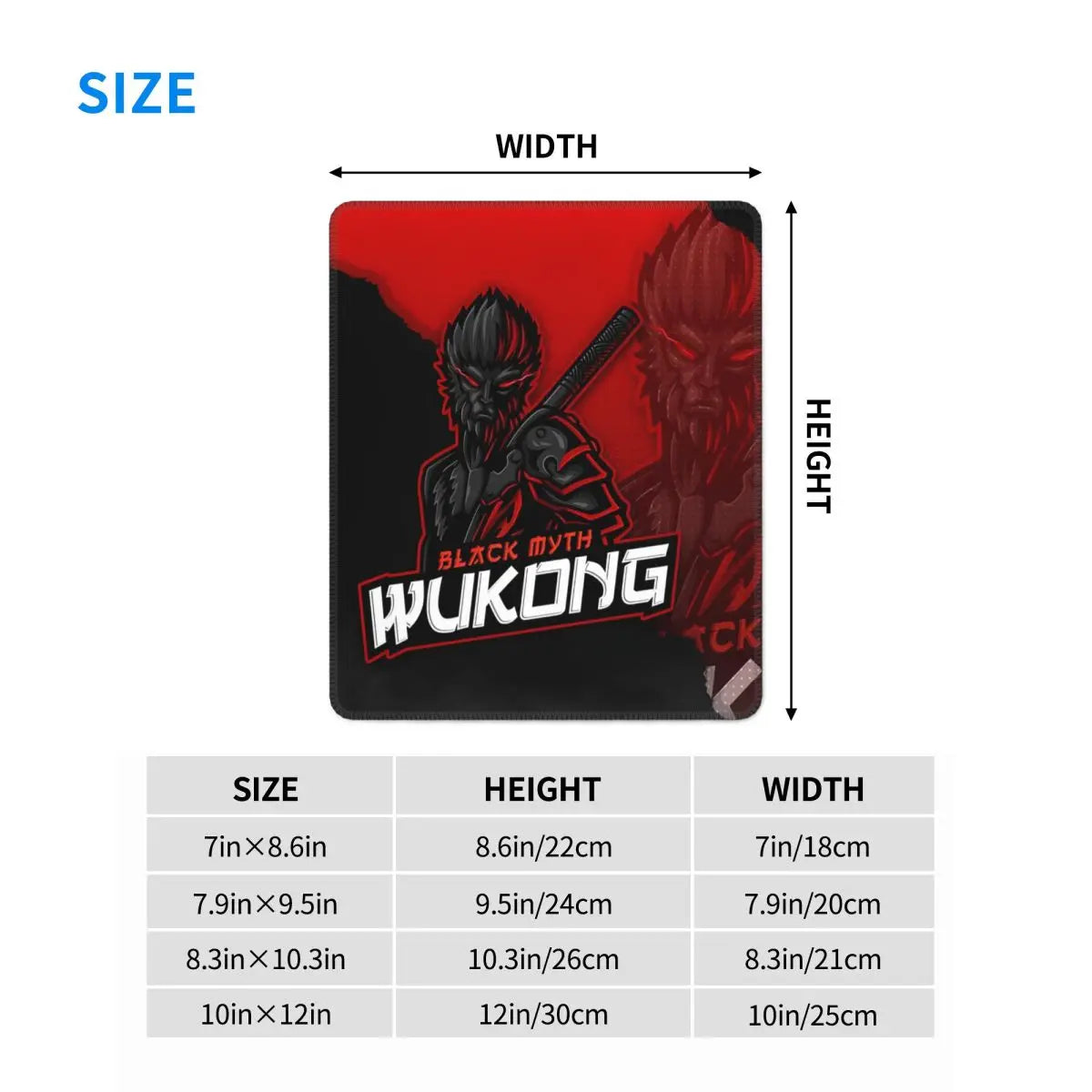 Bold Black Myth : Wukong Gaming Mouse Pad