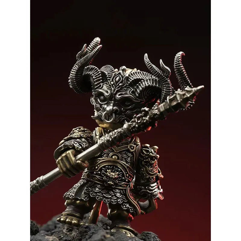Black Myth: Wukong Bull King Horned Demon Bronze Figurine