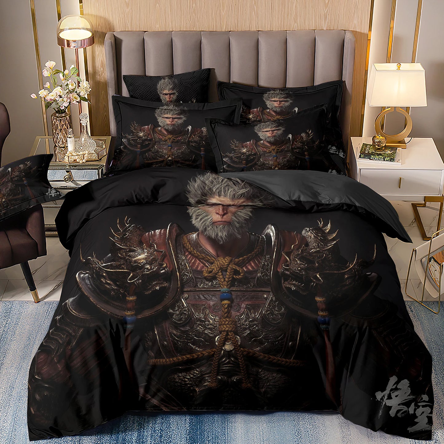 Black Myth Wukong Bedding Set – Epic Great Sage
