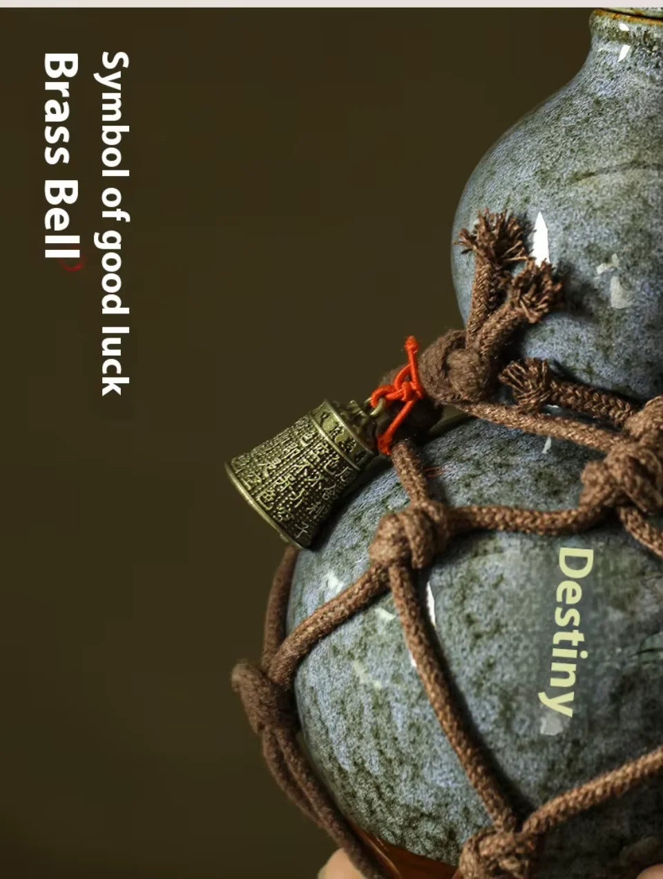 Black Myth Wukong Blue Gourd Ceramic Water Bottle 700ml