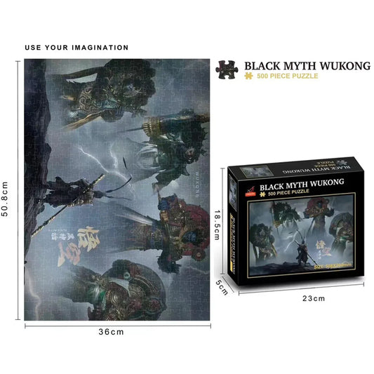 Black Myth Wukong Puzzle – Legendary Warriors Confrontation (500 Pieces)