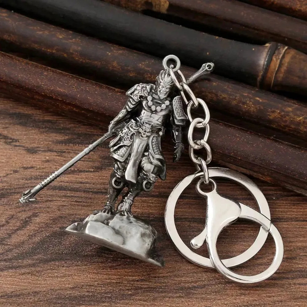 Black Myth: Wukong - Silver Keychain Figurine