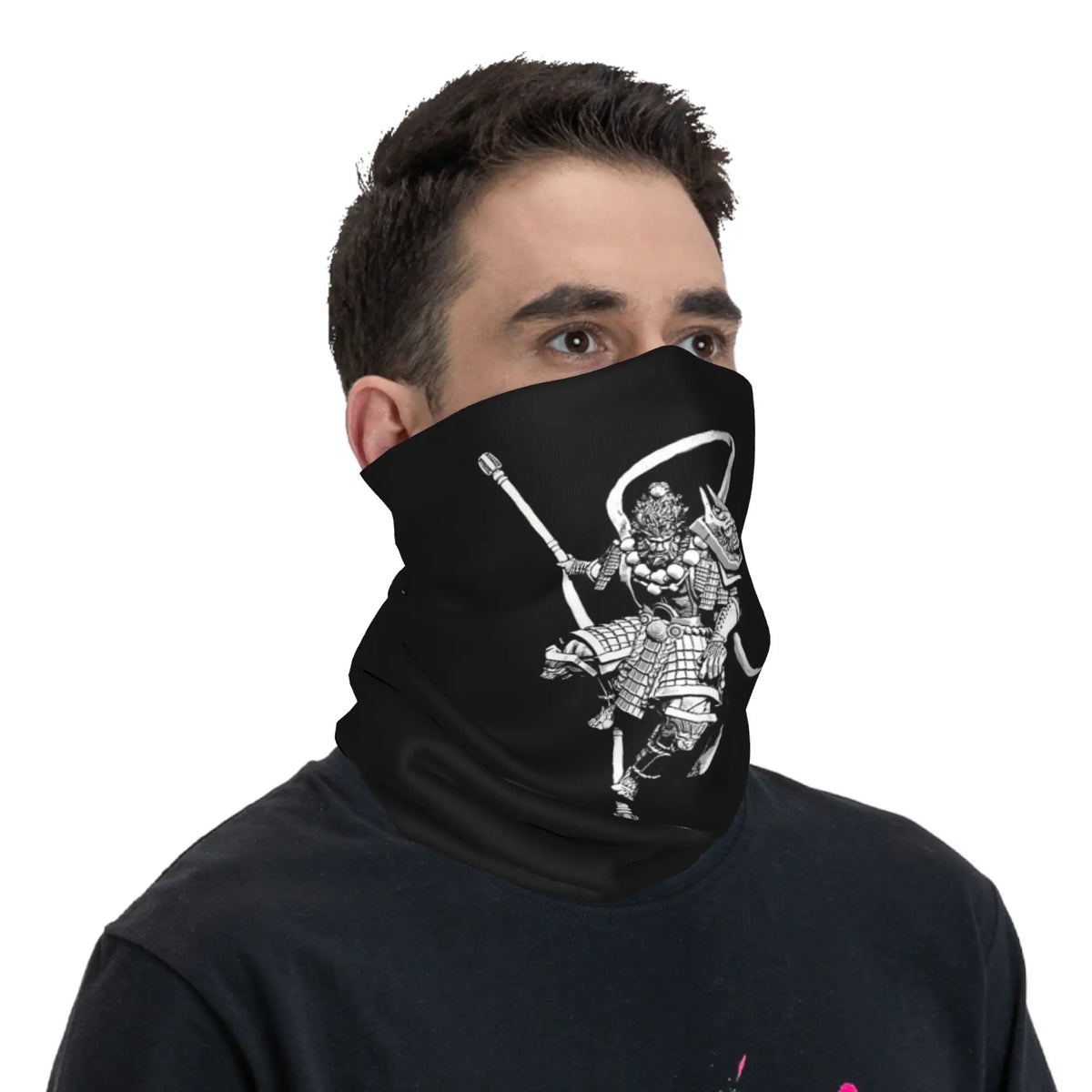 Black Myth Wukong Sun Wukong Black Neck Gaiter Face Covering