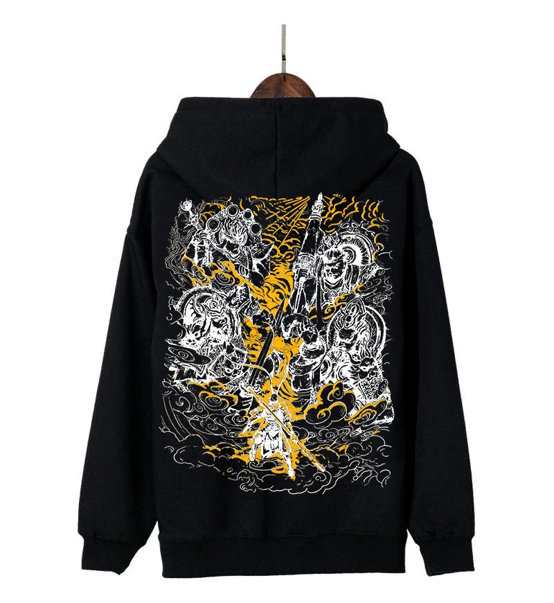Black Myth: Wukong Sun Wukong Mythology Hoodie – Limited Black Edition