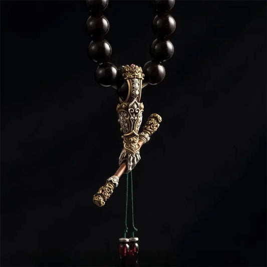 Black Myth: Wukong Monkey King Necklace – Limited Edition Legendary Staff Pendant
