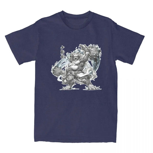Black Myth Wukong Black Loong T-Shirt Navy Blue
