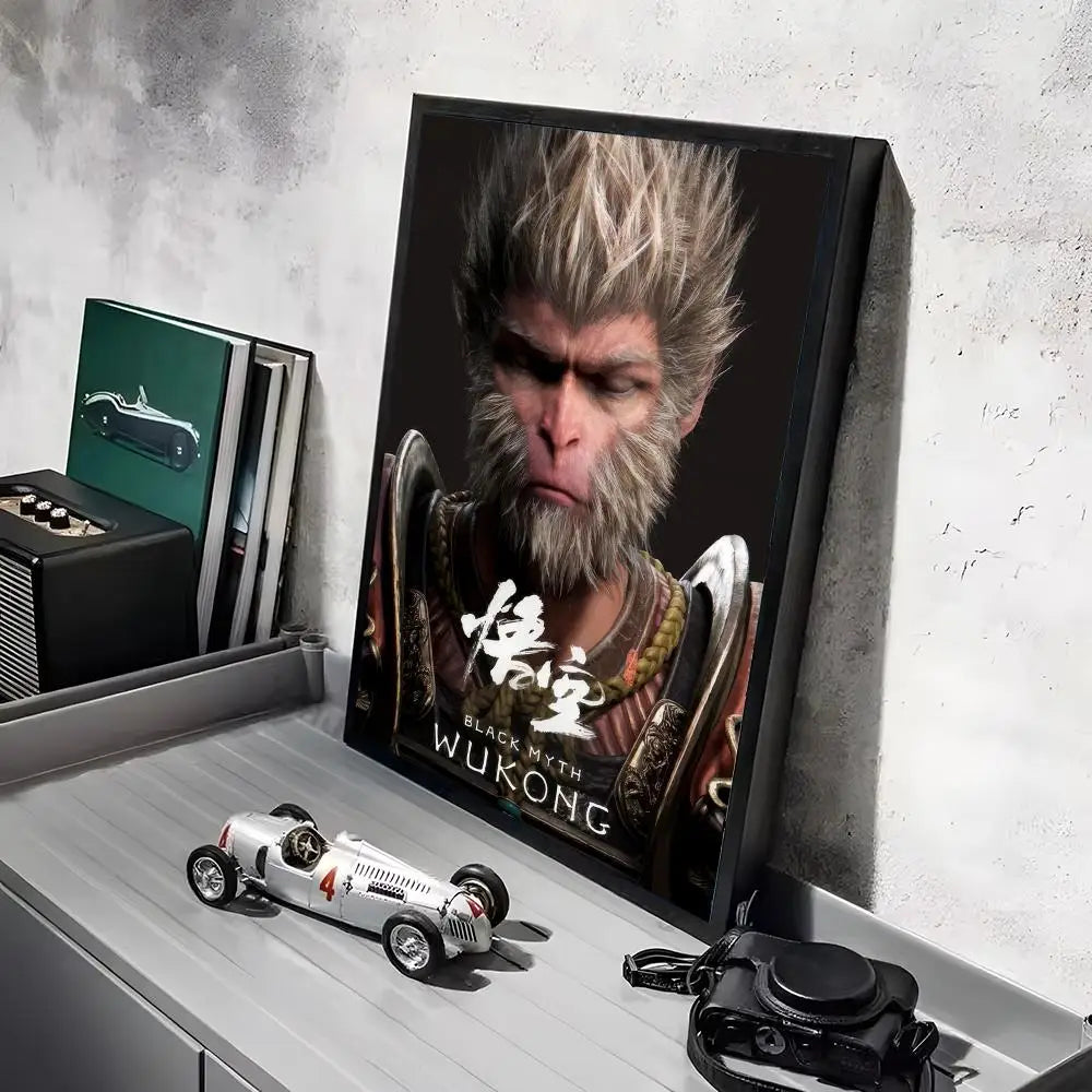 Black Myth Wukong Monkey King Portrait Poster