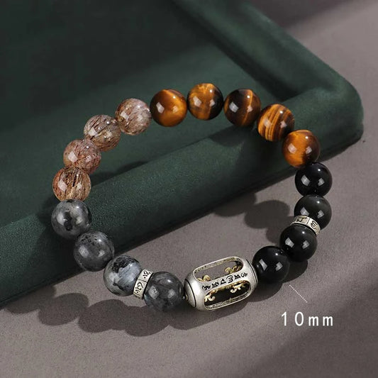 Black Myth: Wukong Tiger Eye Stone Bead Bracelet