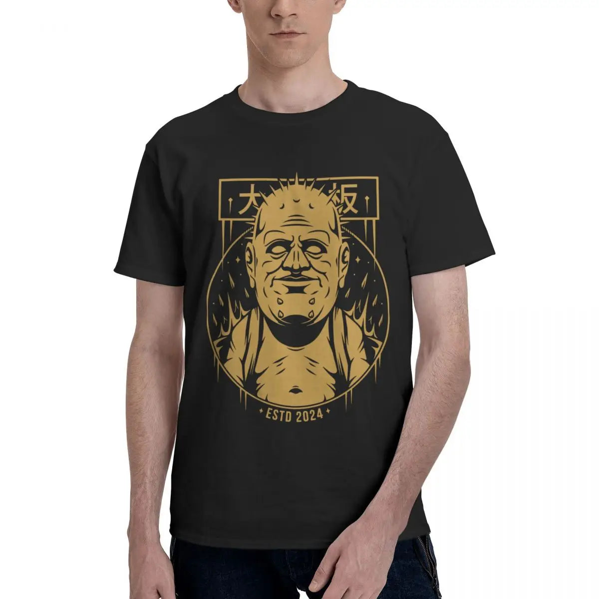 T-Shirt Elder Jin Chi - Dark Grey - Black Myth : Wukong