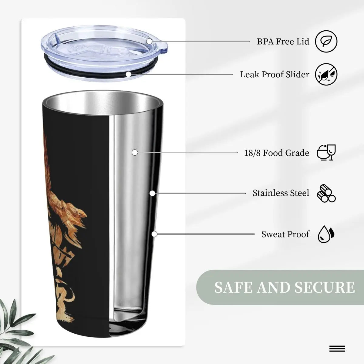 Unleash the Power of Wukong with Our Black Myth : Wukong Stainless Steel Tumbler