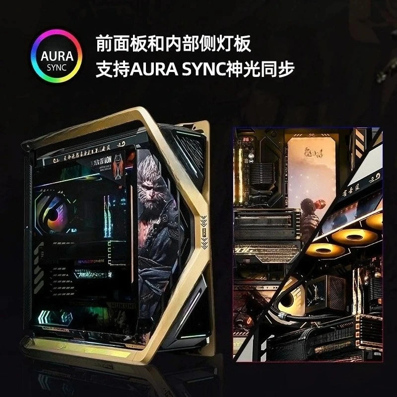 Black Myth: Wukong Full Tower Gaming PC Case – UV Printed RGB Chassis