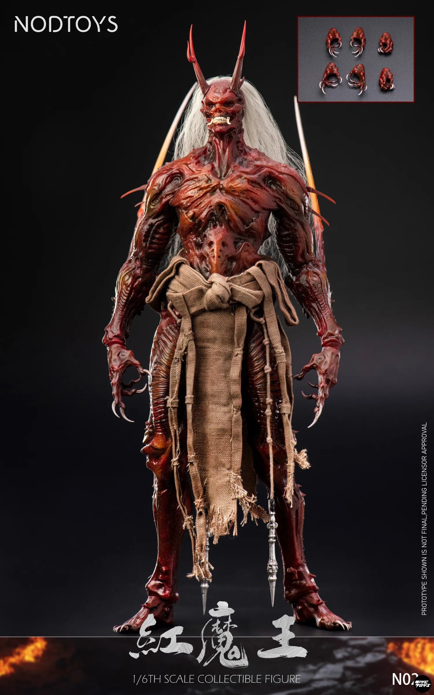 baiguxiaohong様 Black Myth: Wukong NODTOYS Red Devil King Yaksha 1/6 Action Figure