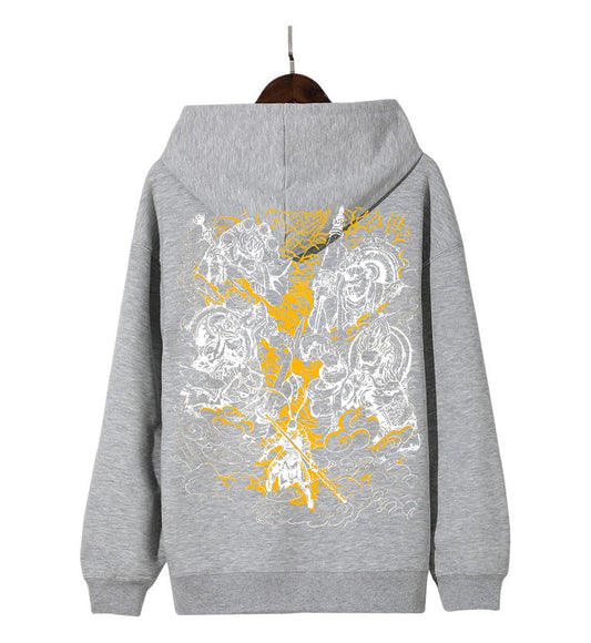 Black Myth: Wukong Sun Wukong Battle Hoodie – Limited Gray Edition