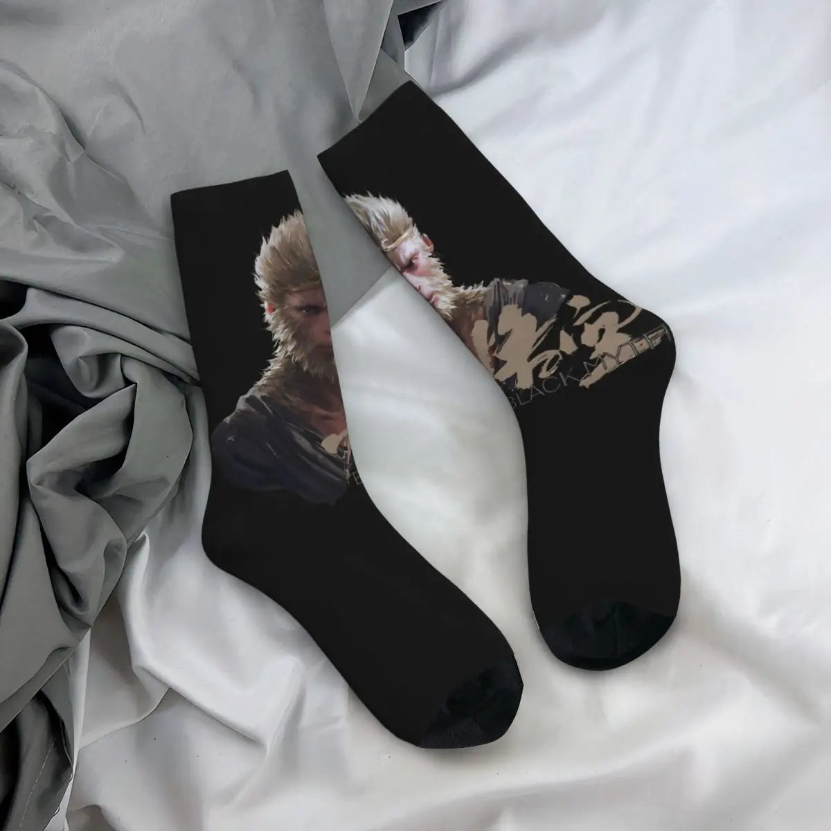 White Sun Wukong Socks - Black Myth: Wukong