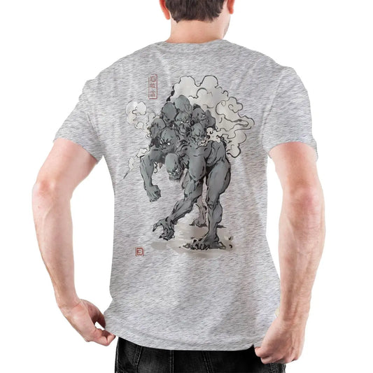 Black Myth Wukong Shigandang T-Shirt Gray