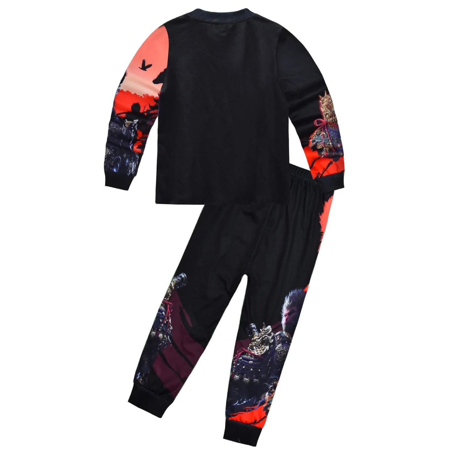 Red Warrior - Black Myth Wukong Kids Pajamas