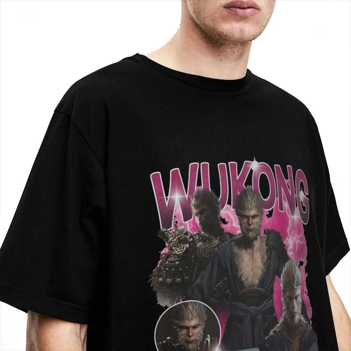 Sun Wukong Adventure Gray - Black Myth : Wukong T-Shirt