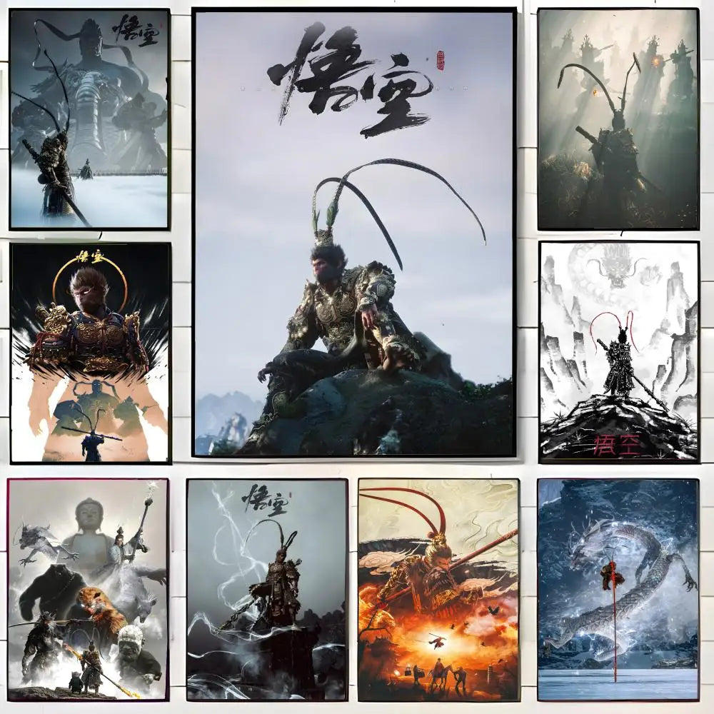 Black Myth: Wukong White Dragon Battle poster
