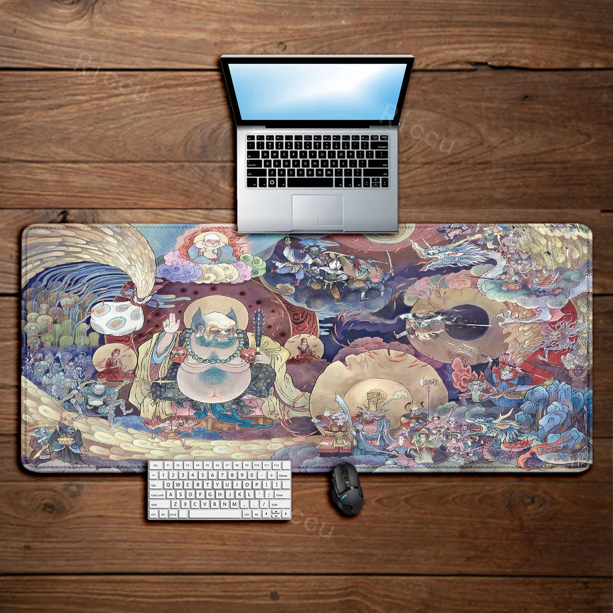 Black Myth Wukong Chinese Mythology XXL Gaming Mouse Pad Desk Mat