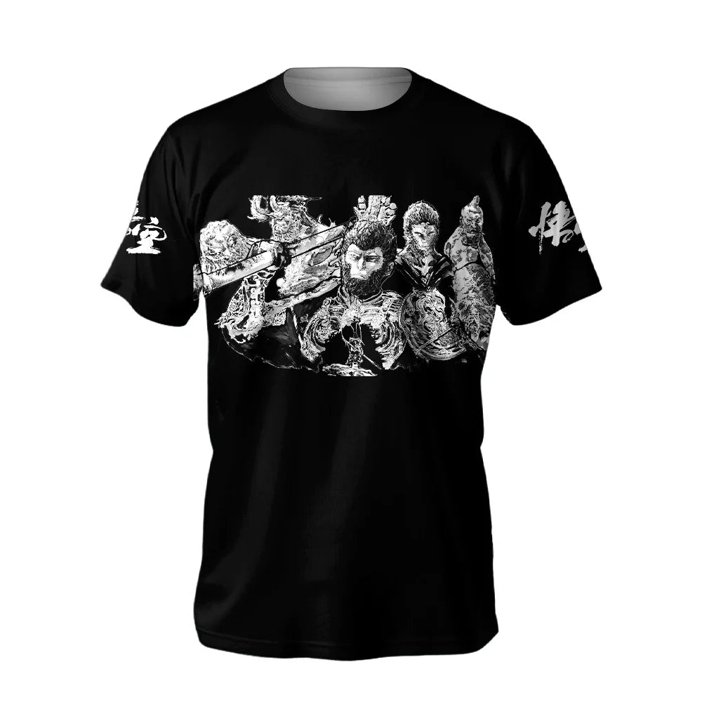 Black Myth: Wukong Warrior Glow T-Shirt - Adult & Kids